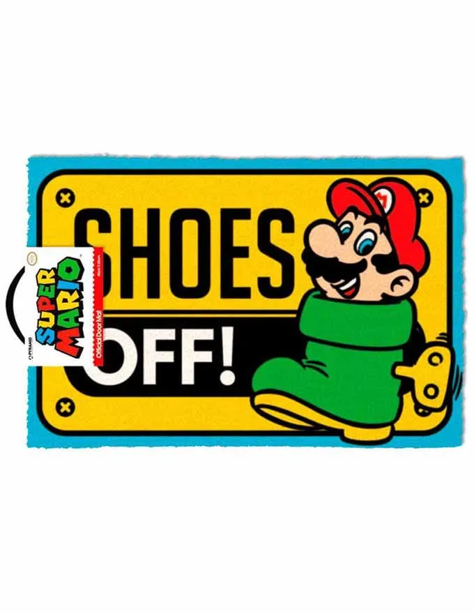 OtiraÄ Super Mario - Shoes Off Doormat