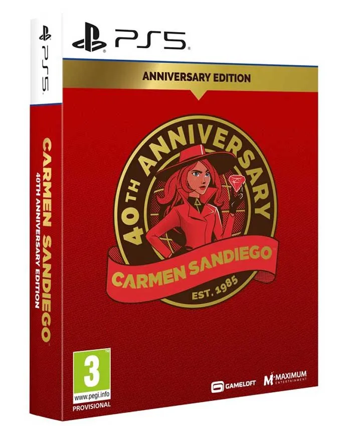 PS5 Carmen Sandiego 40th Anniversary Edition