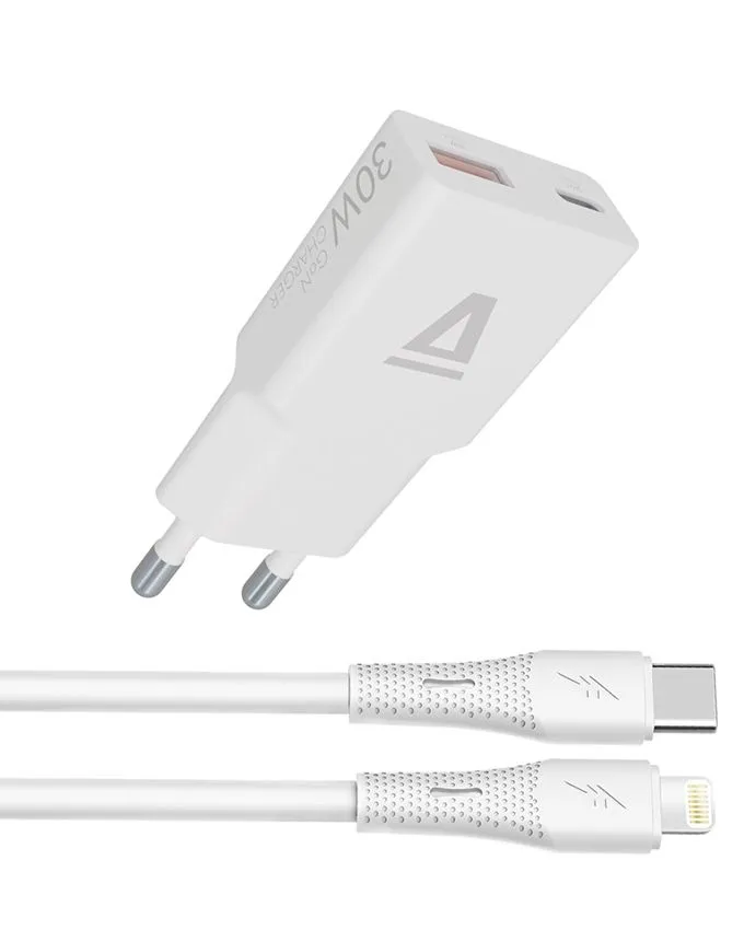 PunjaÄ AVAX CH6414 / USB-C to Lightning / 30W / iPhone Charger / White