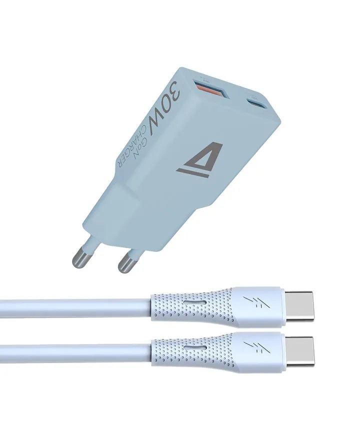 PunjaÄ AVAX CH6415 / USB-C to USB-C / 30W / Light Blue