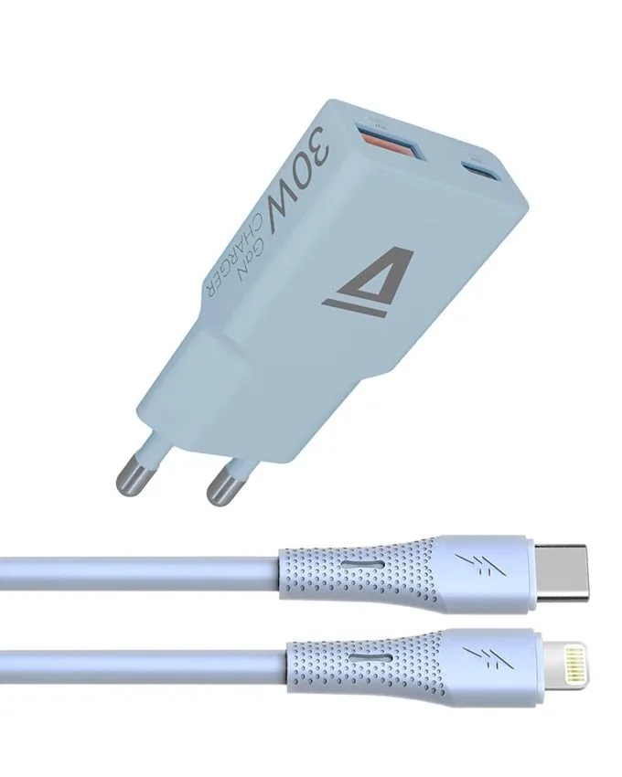 PunjaÄ AVAX CH6416 / USB-C to Lightning / 30W / iPhone Charger / Light Blue