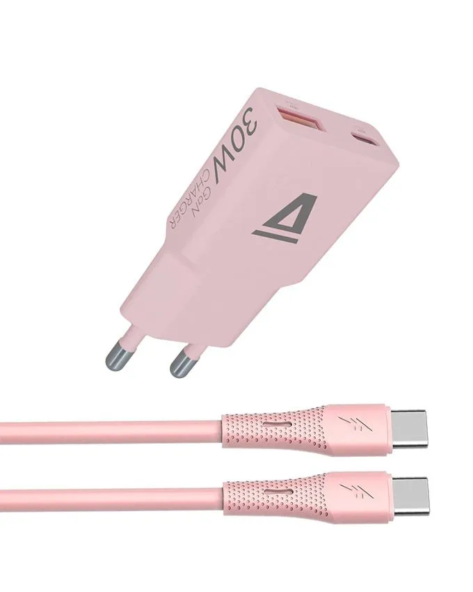 PunjaÄ AVAX CH6417 / USB-C to USB-C / 30W / Pink