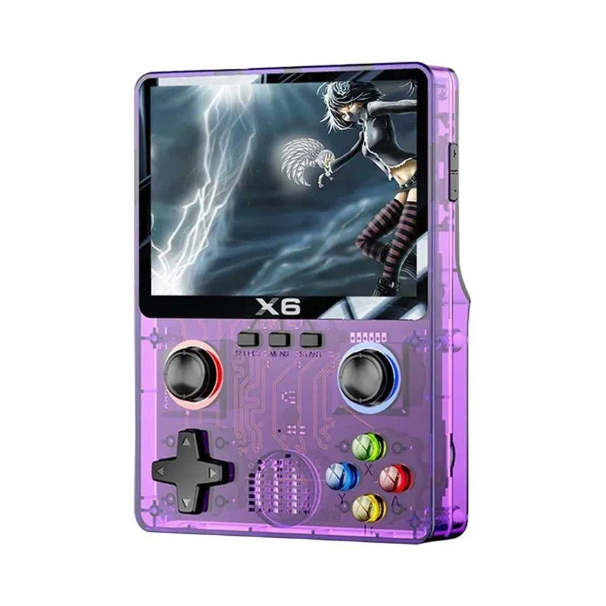 RuÄna konzola Nikeda X6 Handheld Console - Purple (Retro)