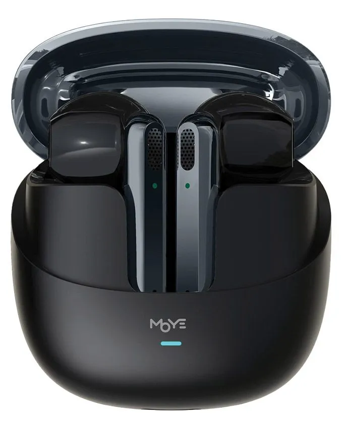 SluÅ¡alice MOYE Hype Beatz / Wireless / BeÅ¾iÄne / Bluetooth 5.3 / Mikrofon / USB-C / Black / Bubice