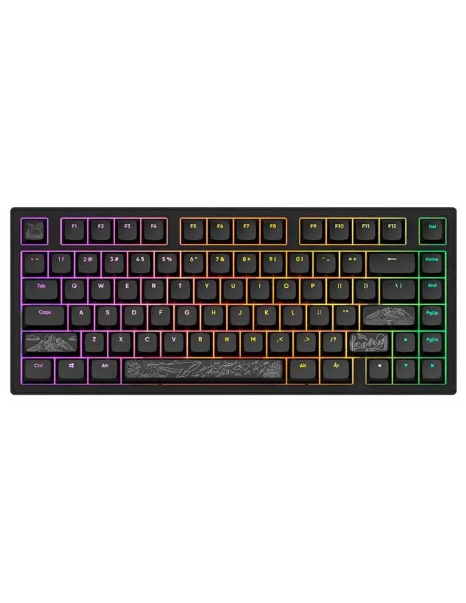 Tastatura Dark Project ALU81A Terra Nostra Black - US