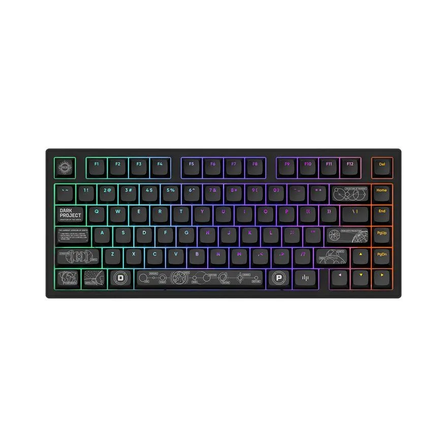 Tastatura Dark Project Terra Nova R2 MehaniÄka Bluetooth / BeÅ¾iÄna / Wireless / BeÅ¾iÄna / Å½iÄna RGB 