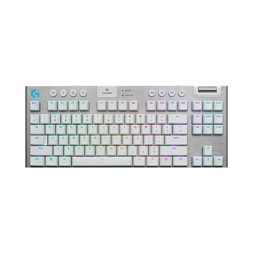 Tastatura Logitech G915 X TKL Lightspeed Wireless Gaming US White