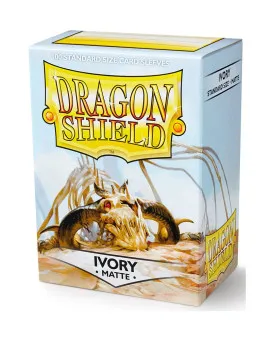 Dragon Shield 100 Standard Sleeves - Ivory Matte