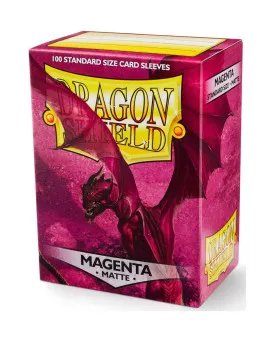Dragon Shield 100 Standard Sleeves - Magenta Matte
