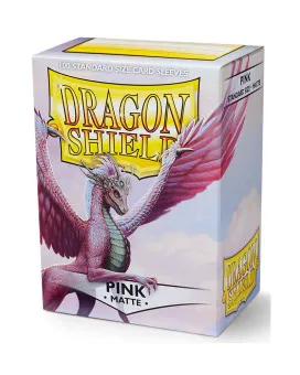 Dragon Shield 100 Standard Sleeves - Pink Matte