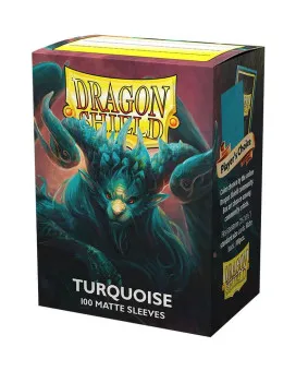 Dragon Shield 100 Standard Sleeves - Players Choice - Turquoise Matte