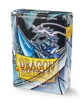 Dragon Shield 60 Japanese Size Sleeves - Clear Matte