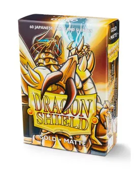 Dragon Shield 60 Japanese Size Sleeves - Gold Matte
