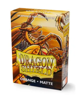 Dragon Shield 60 Japanese Size Sleeves - Orange Matte