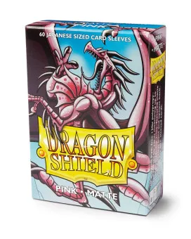 Dragon Shield 60 Japanese Size Sleeves - Pink Matte