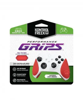 KontrolFreek Controller Performance Grips - Red XBOX ONE XBOX Series X
