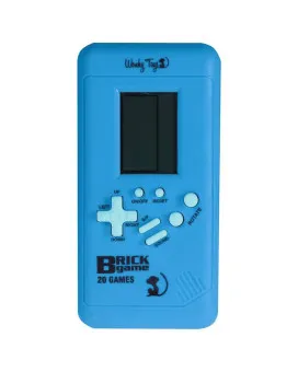 Konzola Wonkey Toys Brick Game Mini (20 Games) - Blue