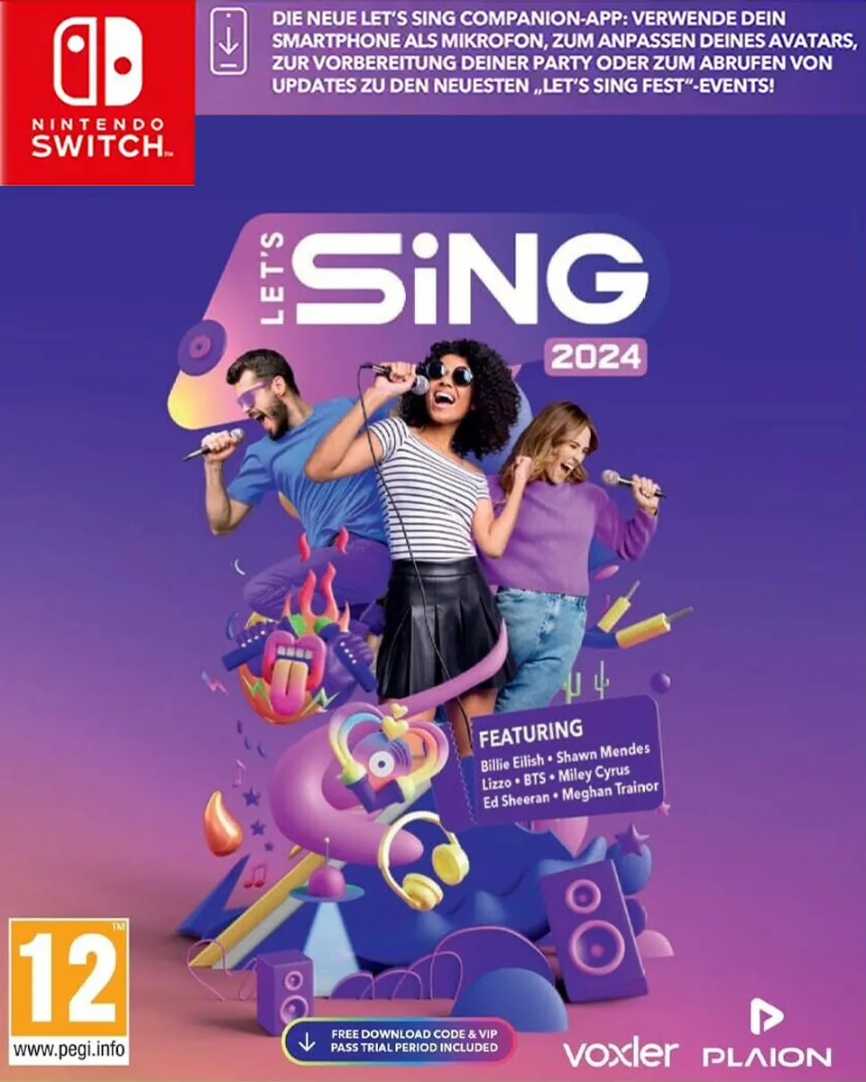 Switch Let's Sing 2024