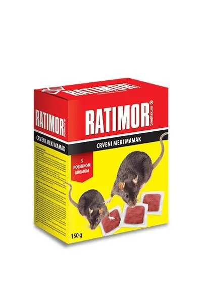 Ratimor crveni brodifakum meki mamak 150g