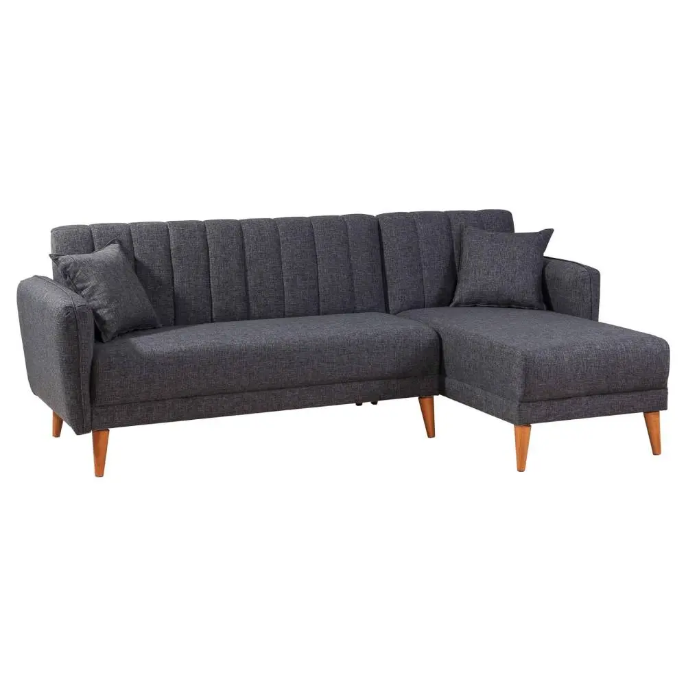 ASIR GROUP Aqua Coner Right Dark Grey Ugaona garnitura