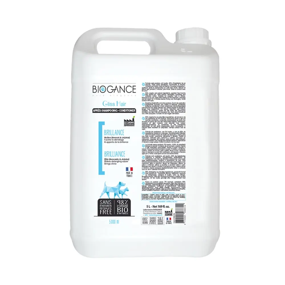 BIOGANCE Gliss Hair Brillance 5 l Regenerator za pse