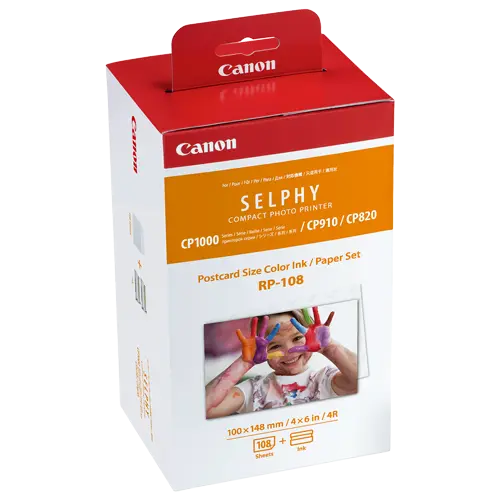CANON RP-108 High-Capacity Color Ink/Paper Set