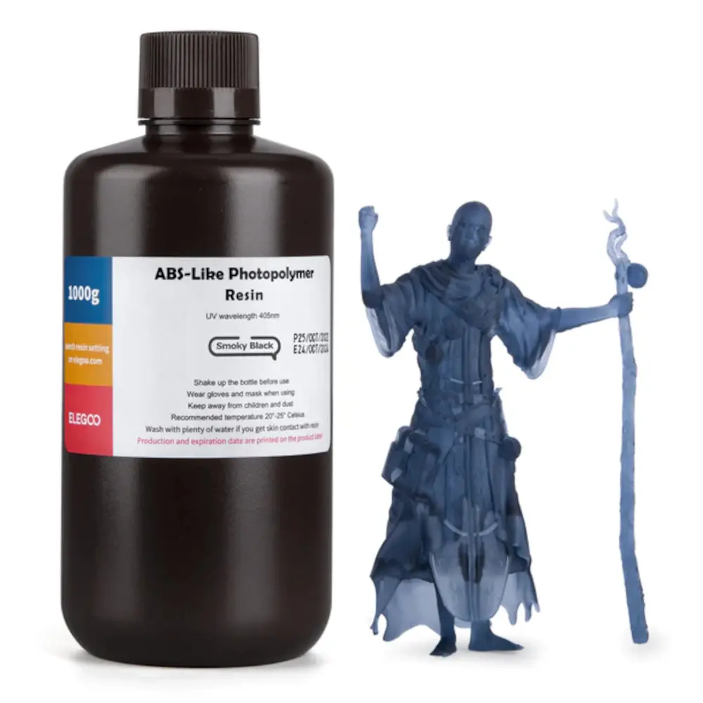 ELEGOO ABS-like 1KG Smokey Black Resin