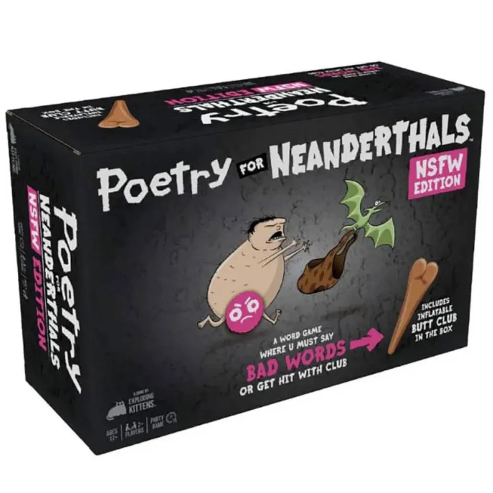 EXPLODING KITTENS Poetry for Neanderthals - NSFW Edition Društvena igra