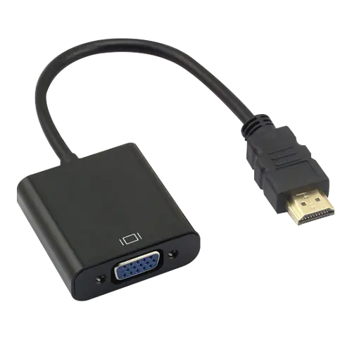 FAST ASIA adapter-konverter HDMI na VGA (m/ž) (Crni)