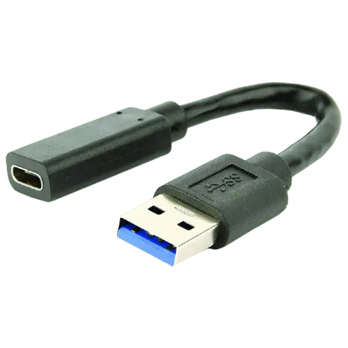 GEMBIRD Adapter USB A na USB C 10cm (Crna)