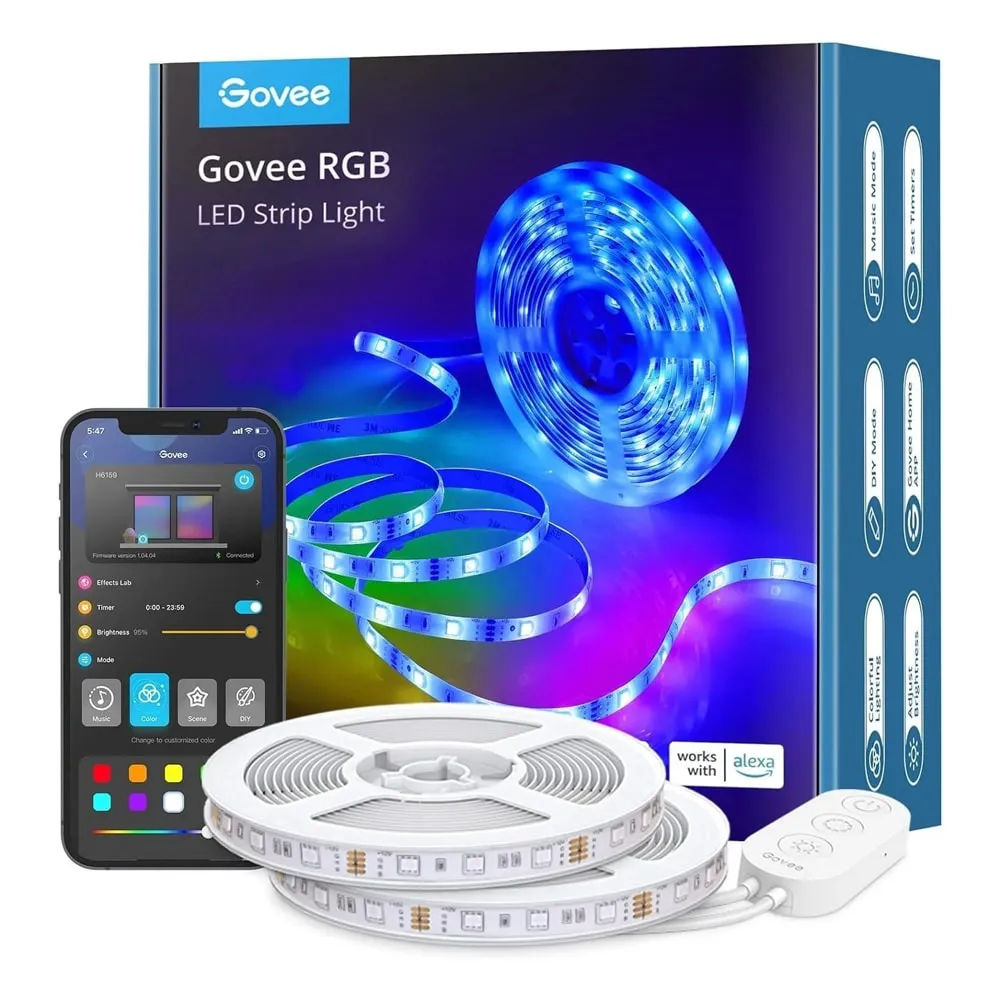 GOVEE RGB Led Strip lights 2 x 5M