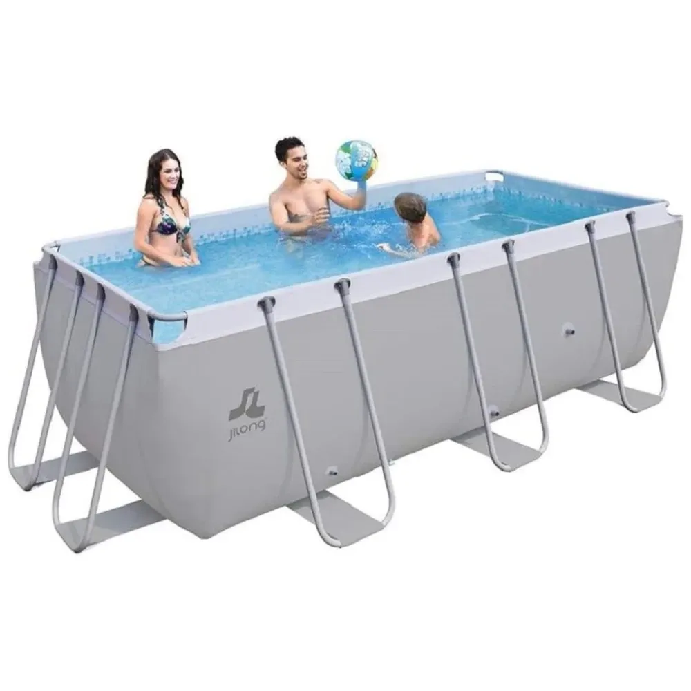 JILONG Bazen sa pumpom 400x207x122 cm