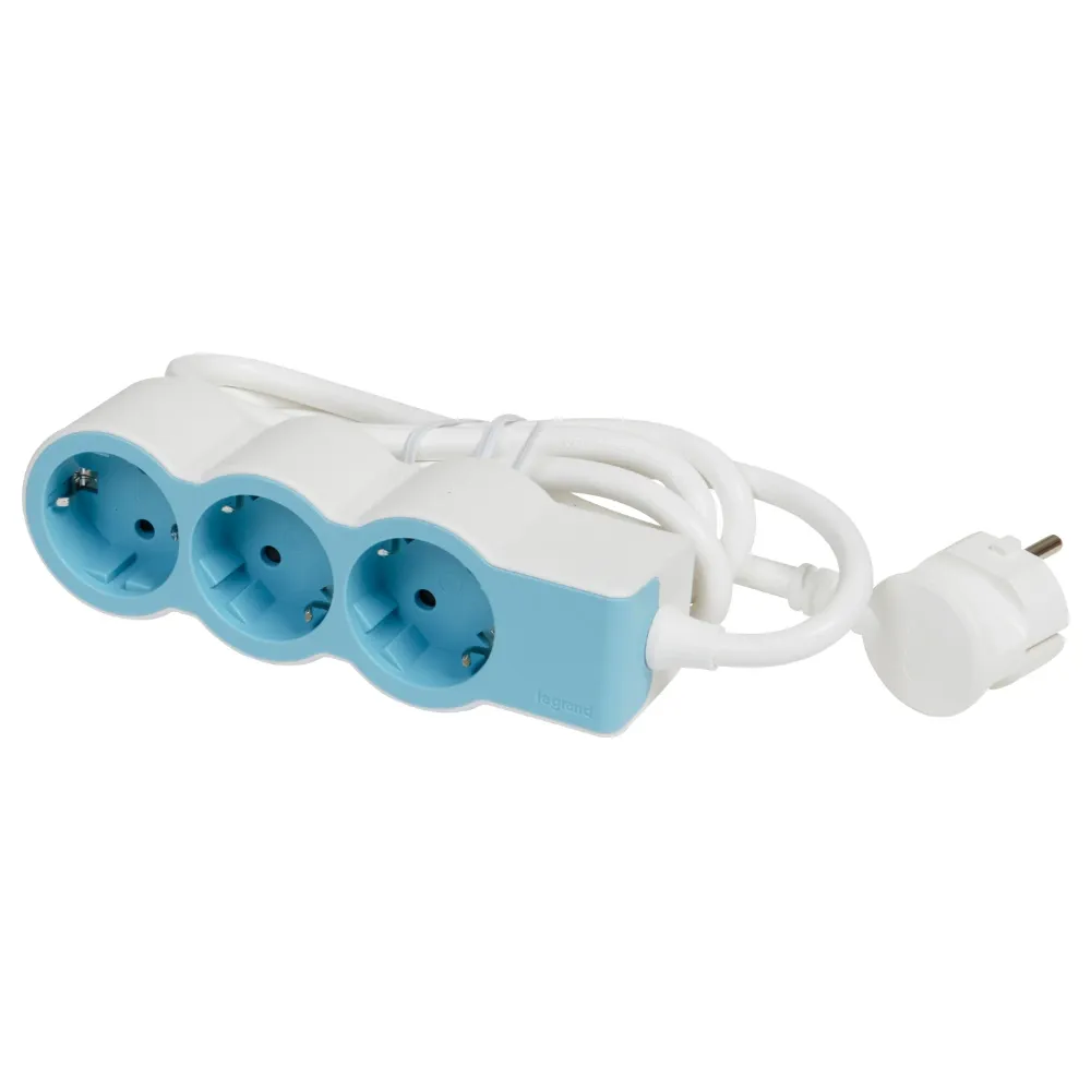 LEGRAND 3xSchuko Blue Produžni kabl 1.5m