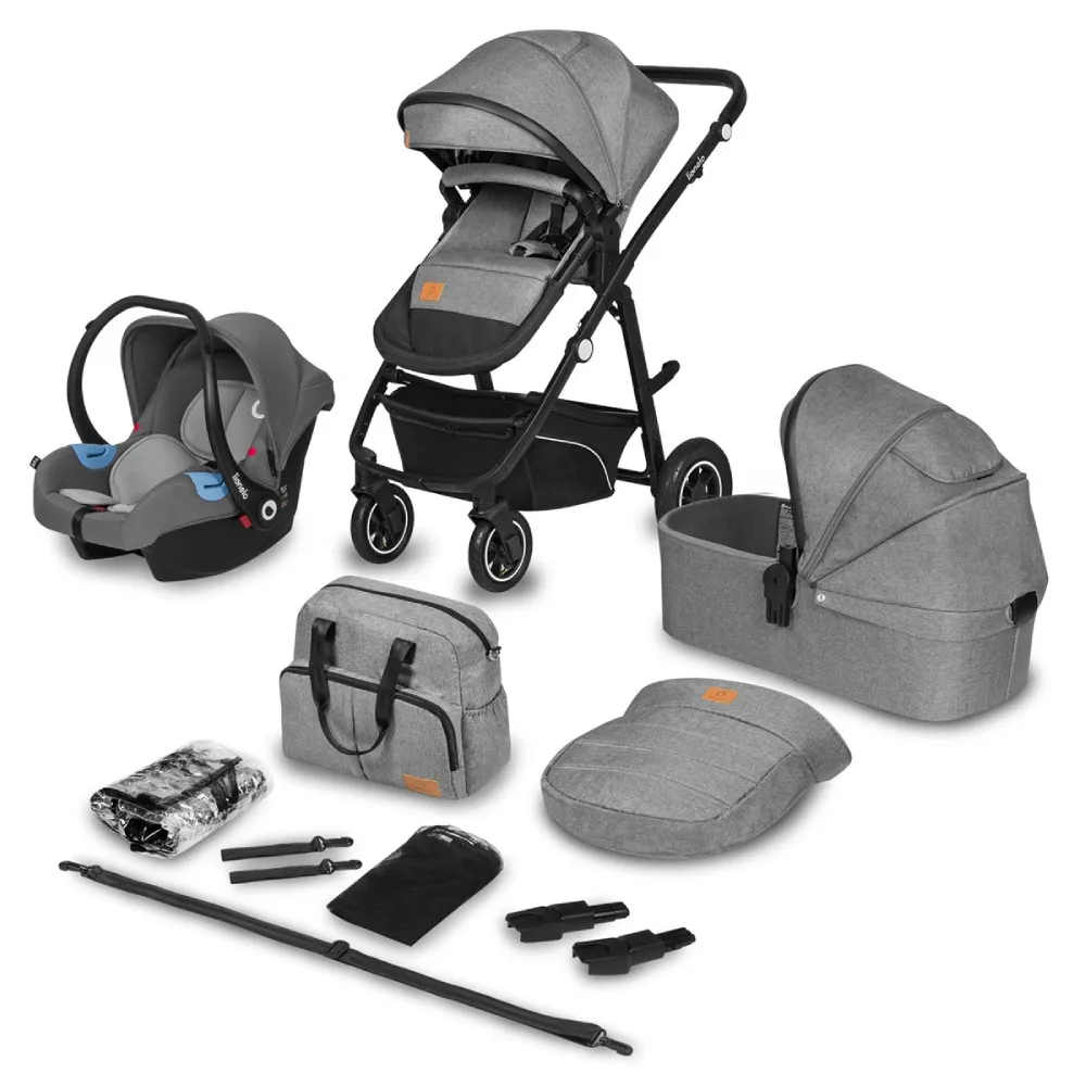 LIONELO Bianka 3u1 Grey Kolica