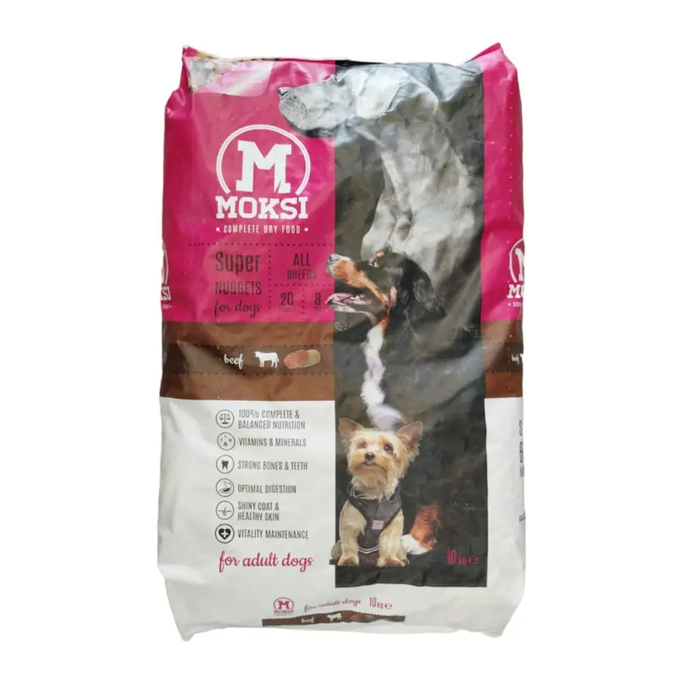 MOKSI Govedina 10 kg Hrana za odrasle pse