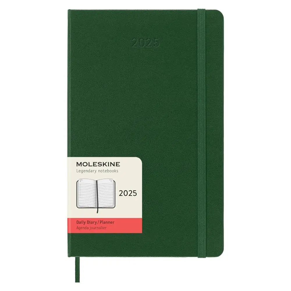 MOLESKINE Datumirani planer 2025 TP Zeleni 13 x 21 cm