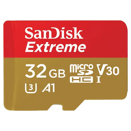 SANDISK Extreme microSDHC 32GB class 10 U3 + adapter - SDSQXAF-032G-GN6AA Memorijska kartica