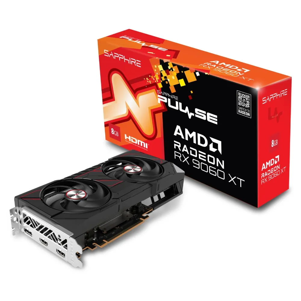 SAPPHIRE Pulse AMD Radeon RX 9060 XT 8GB