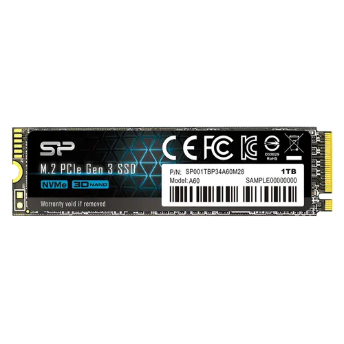 SILICON POWER A60 1TB - 2280 M.2 NVMe SSD