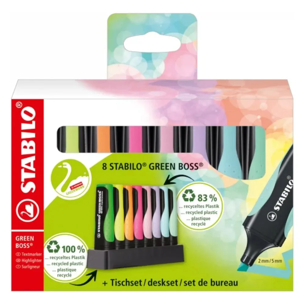 STABILO Green Boss Pastel Marker set 1/6
