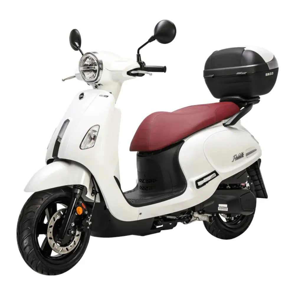 SYM Fiddle 125 + TopCase White Motocikl