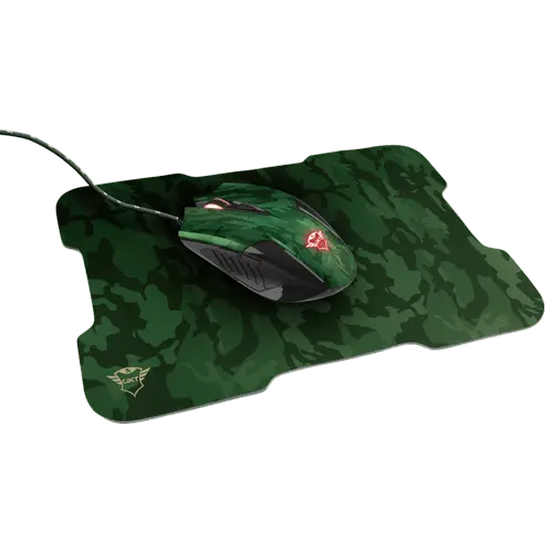TRUST GXT 781 Rixa Camo Gejmerski miš i podloga