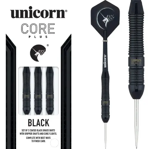 UNICORN Core Plus Win Black Strelice za pikado