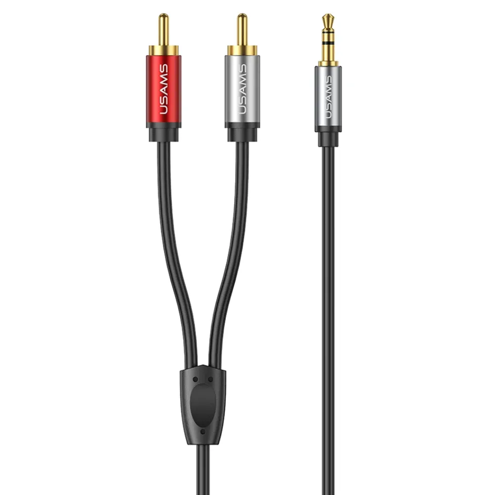 USAMS SJ808HD01 3.5mm na 2xRCA 3m RCA Kabl