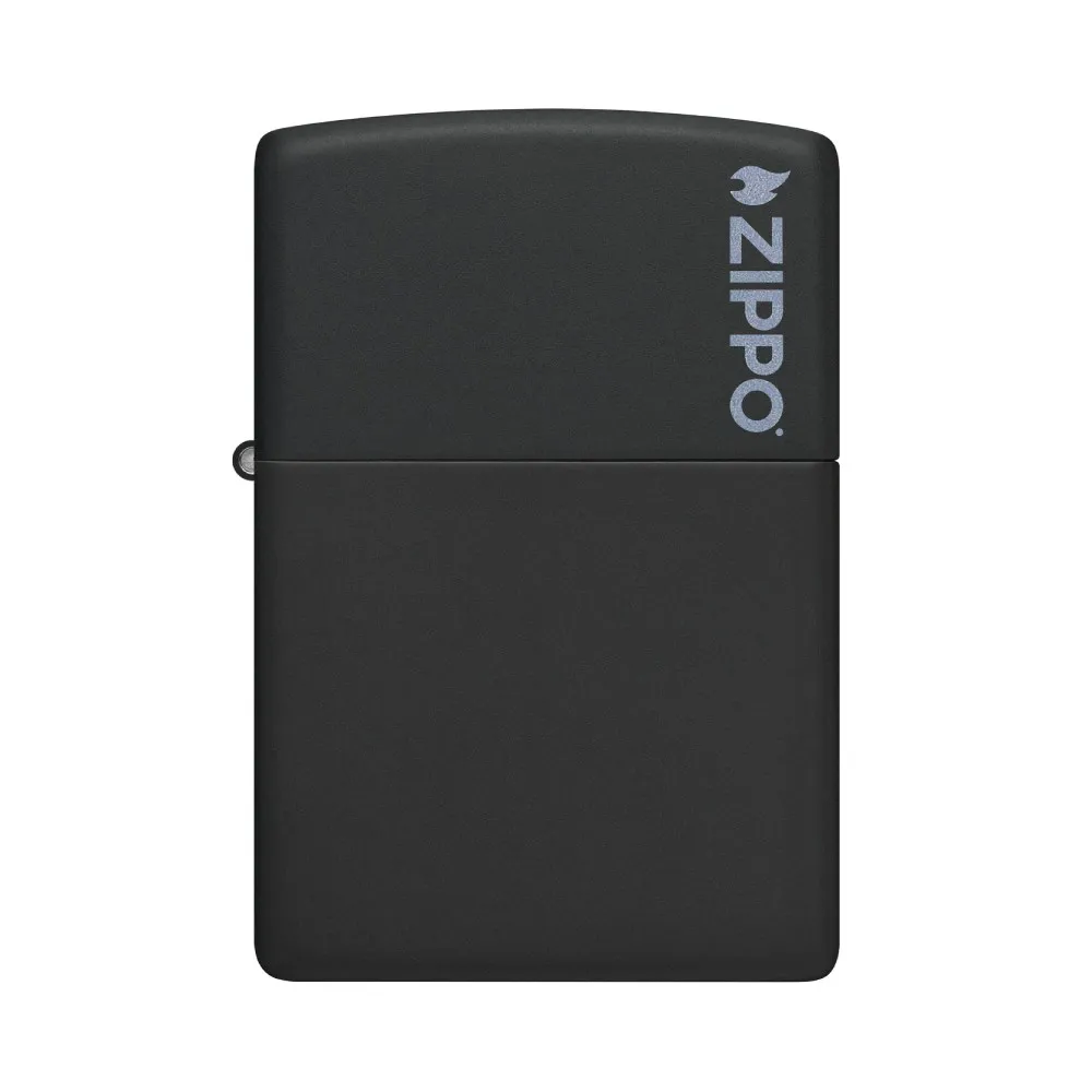 ZIPPO Classic Black Matte with Zippo Logo
