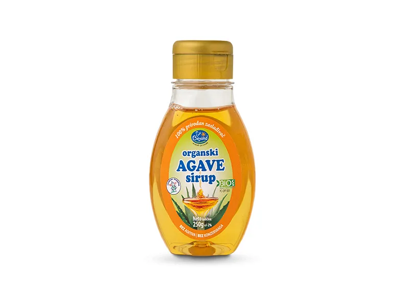 Agava sirup 250g – prirodni zaslađivač bez šećera | organski
