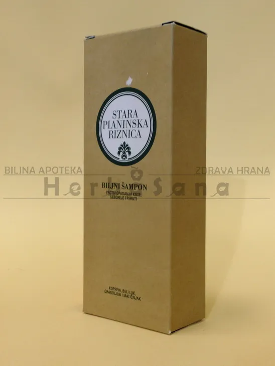 Biljni šampon protiv opadanja kose, saboreje i peruti 200ml, Stara planinska riznica