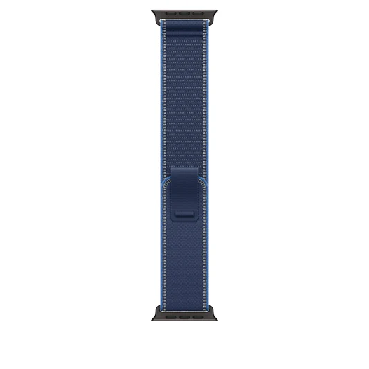 49mm Blue/Bright Blue Trail Loop - S/M - Black Titanium Finish