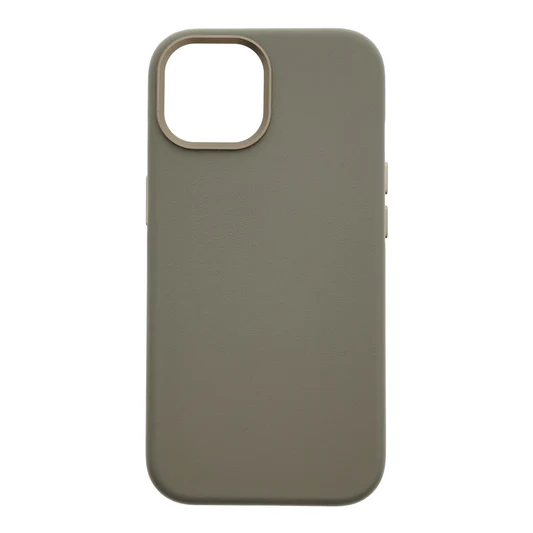 Dviced Leather maska sa MagSafe-om za iPhone 15 - Grey