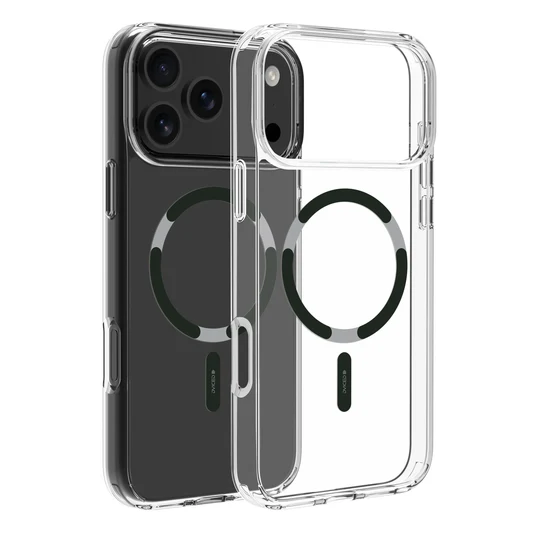 Dviced MagSafe iPhone 17 Pro Max maska providna, crna